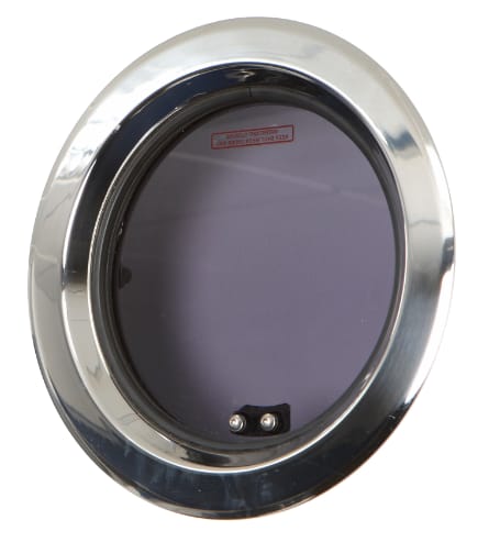 Lewmar Porthlights Rund Rustfri 296mm