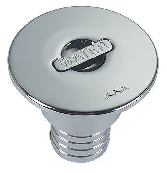 Dekksforskruvning Water 50mm Rett Forkrommet