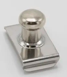 Kalesjeknapp Vindusklips 19mm 5pk