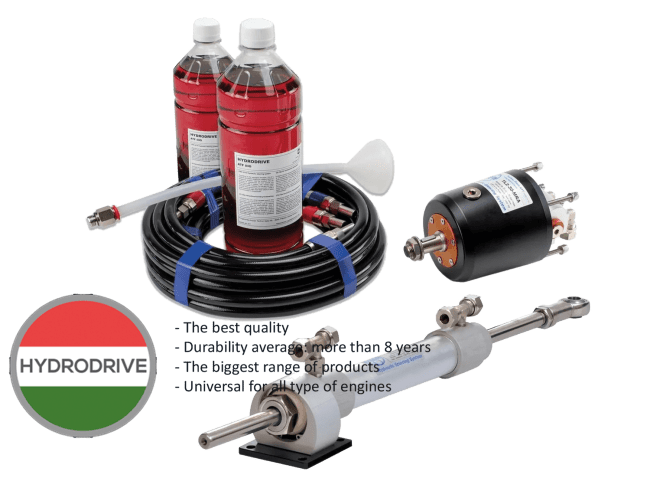 Hydrodrive Hydraulisk styring Innenbord 35 fot m/Ventil