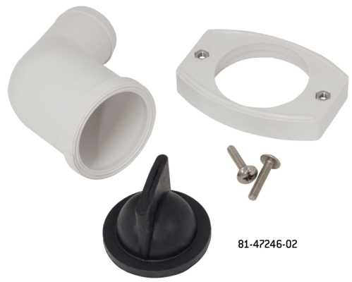 Johnson Pump Utløpsrør vinkel 38mm for toalett