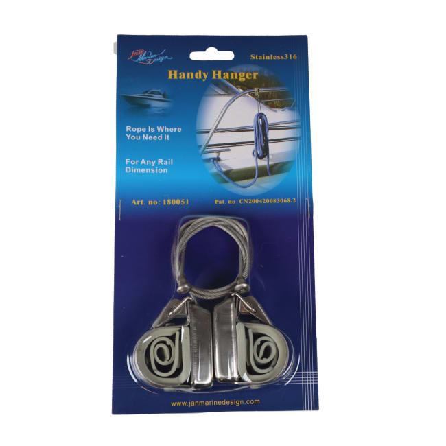 Universalhenger med rekkebeslag 2 pk wire