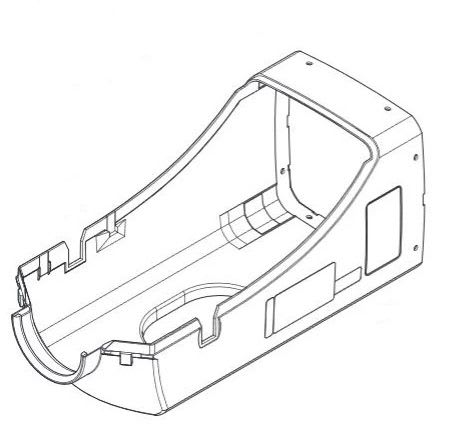 Eberspacher nedre kappe for Airtronic D2