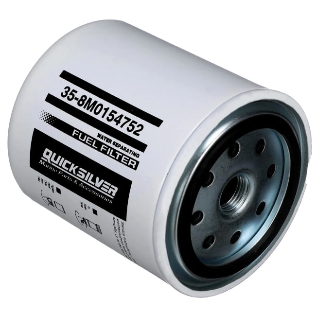 Quicksilver Vannutskillerfilter lang 10 micron
