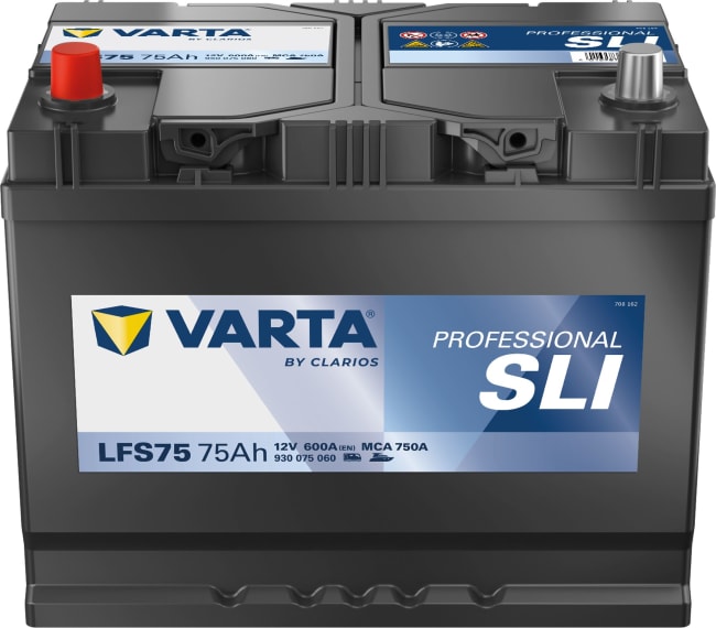 Varta Fritidsbatteri 12V 75AH 600CCA (260x175x225mm)