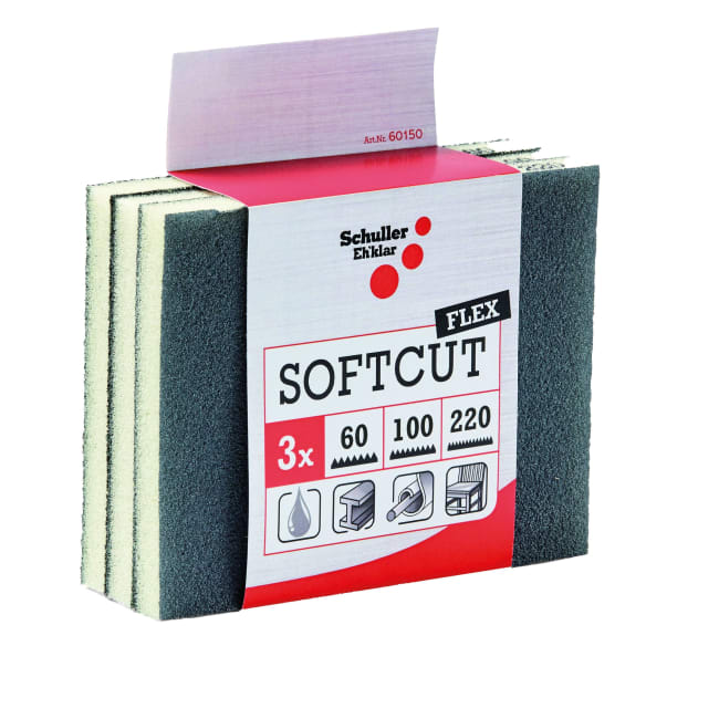 Schuller Slipesvamp Softcut Flex SET 3pk