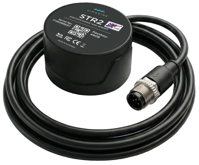 Simarine STR2 radar tankmåler med Bluetooth og NMEA2000