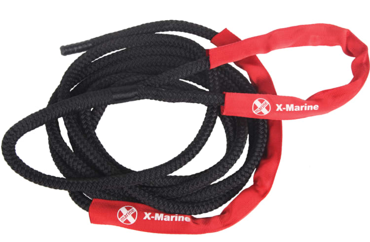 Fortøyningsline flettet sort med slitehylster