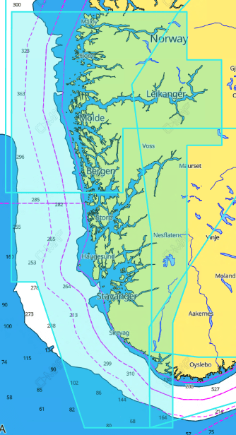 C-Map Discover Farsund til Måløy