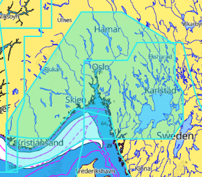 C-Map Discover Fiskbeckkil til Lyngdal