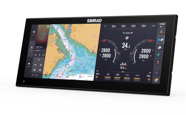 Simrad NSX 3012UW Ultrawide 12" m/Active Imaging giver