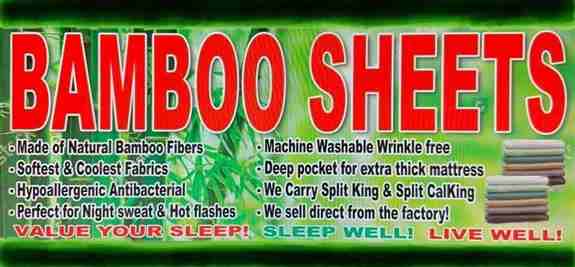 Bamboo Sheets & Bamboo Pillows