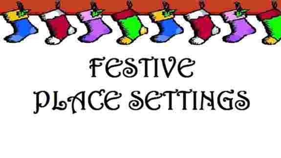 Festive Place Settings