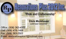 Renovations Plus Inc