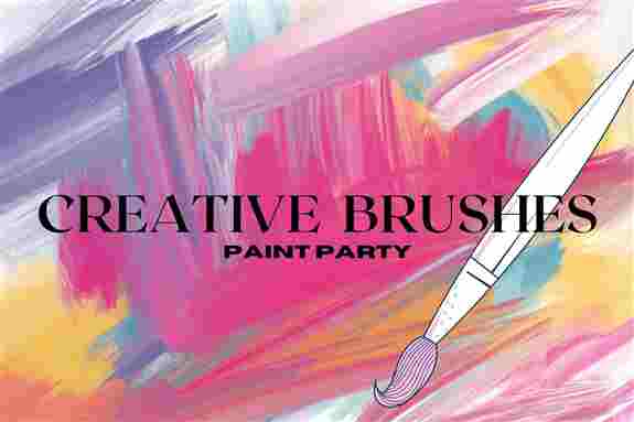 Creative Brushes Paint Party