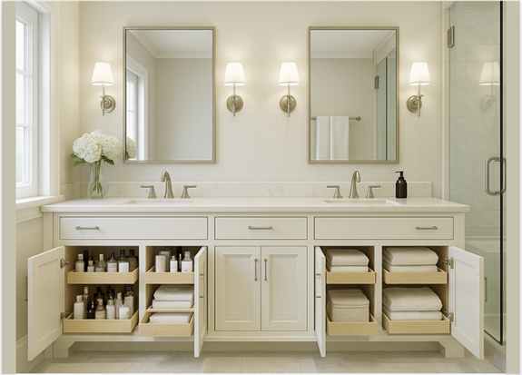 Keeping lids and plastic storage containers organized is made easier with our divider glide out. Keeping lids and plastic storage containers organized is made easier with our divider glide out.