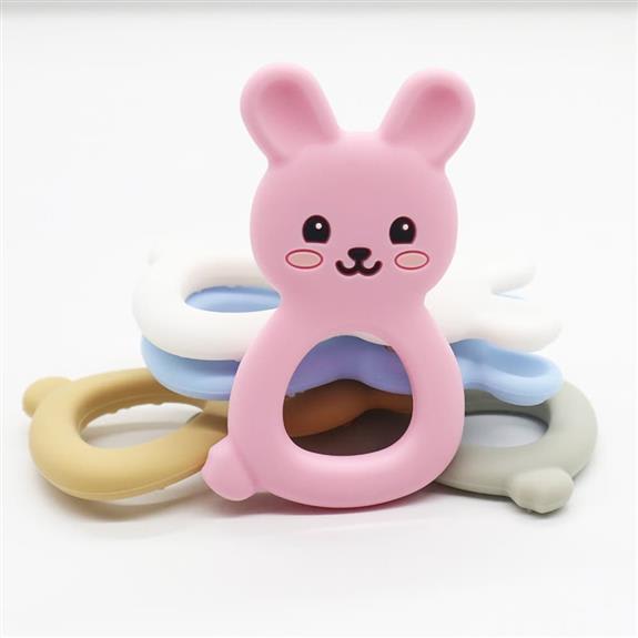 BPA free silicone baby teethers