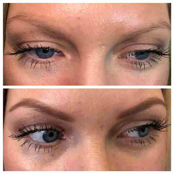 Before and after. Enhance your brows with a natural look. This is the light/ med kit. Before and after. Enhance your brows with a natural look. This is the light/ med kit.