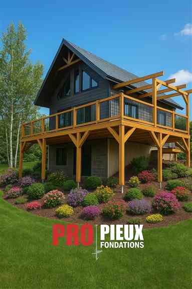 Decks - decks - decks and more decks. Helical piles is the new technology that replaces the old sonotubes or deck blocks.