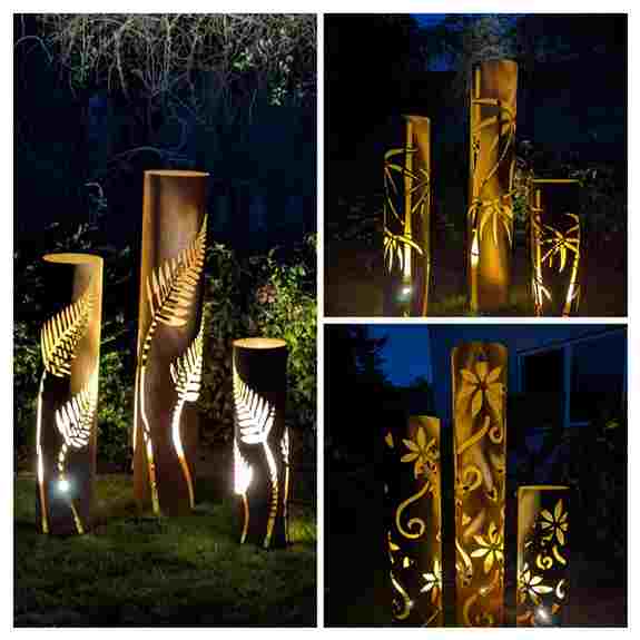 Half flowers, 3 flower grouping $35. Trellis $45