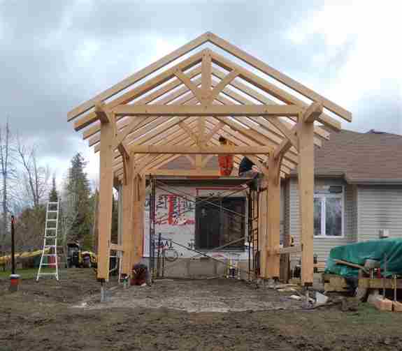 Look at this beautiful pergola! Solid like a rock.