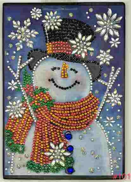 Diamond Painting Snowman  Hobbies and crafts, Crafts, Diamond paint