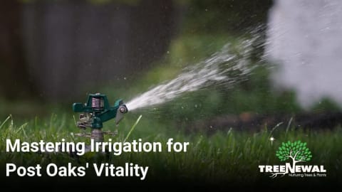 Mastering Irrigation for Post Oaks’ Vitality