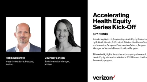 Accelerating Health Equity Series Kick-Off