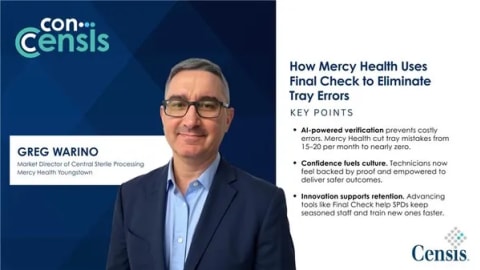 How Censis’ AI-Powered Final Check Drives Compliance, Accuracy, and Confidence in Sterile Processing