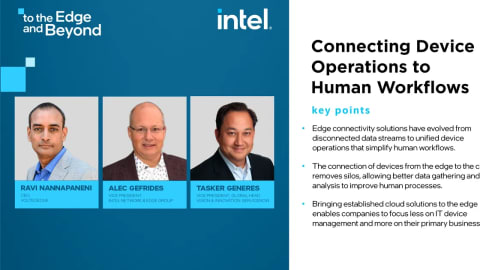 Connecting Device Operations to Human Workflows