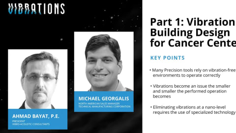 Vibrations: Vibration Building Design for Cancer Center Part 1