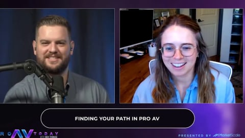 Navigating Career Paths and the Future of Pro AV with Insights from 40 Under 40 Awardee Andie Mace