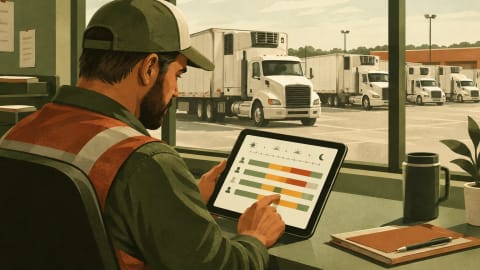 Dot Transportation is testing software that predicts driver fatigue before a shift starts