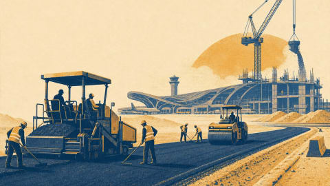 GCC construction roundup: Dubai's $544m corridor, low-carbon airport concrete, and a $400m Saudi hospitality fund