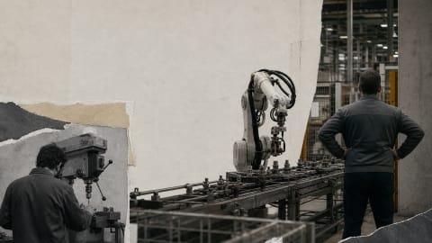 Manufacturing automation is eliminating jobs and critical thinking at the same time