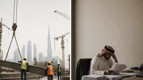 The Gulf construction pipeline is accelerating, while Saudi residential demand cools sharply