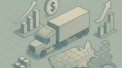 Truckload spot rates hit all-time record $3.83 per mile as freight market surges