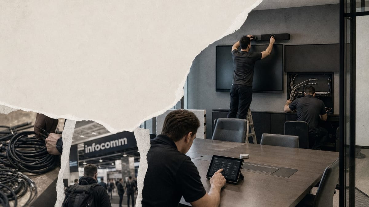 AV integrators are buying scale because meeting rooms now run like software