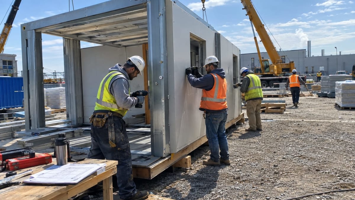 Facing a 500,000-worker gap, a builder makes the case for modular chip and battery plants