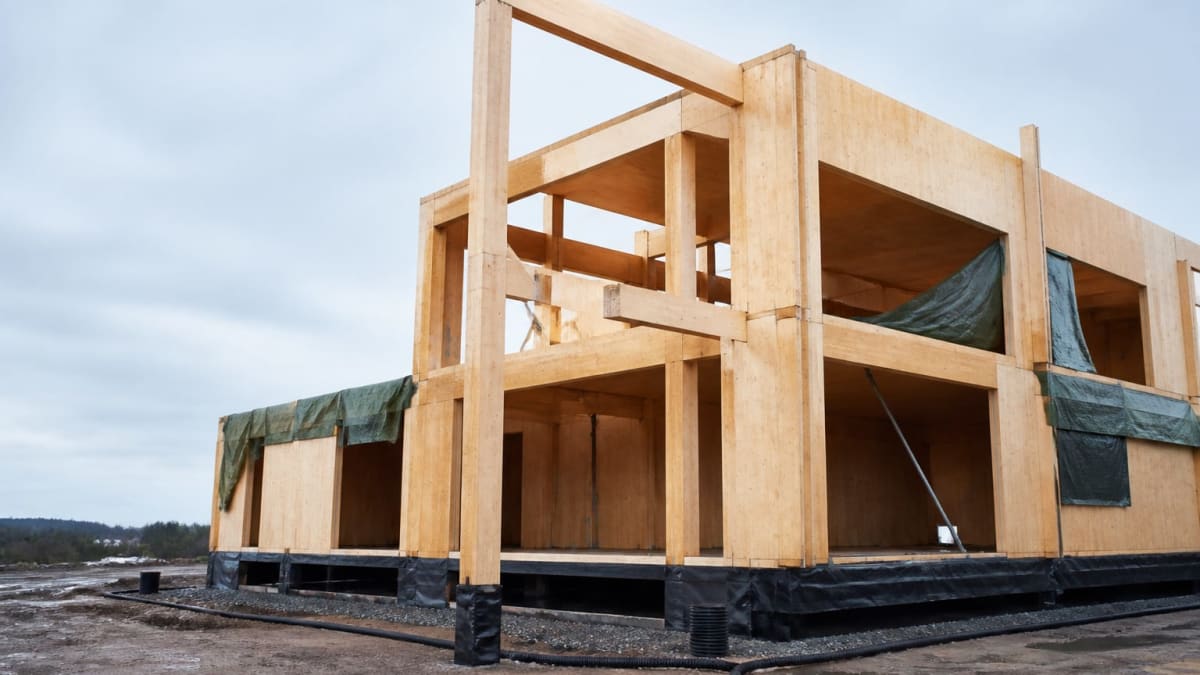 Mass timber can cut weeks off schedules, but insurance and keeping it dry decide who wins