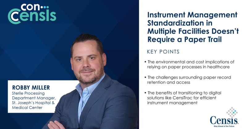 Instrument Management Standardization in Multiple Facilities Shouldn’t Require a Paper Trail