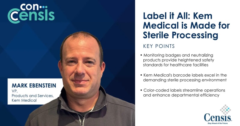 Label it All: Kem Medical is Made for Sterile Processing