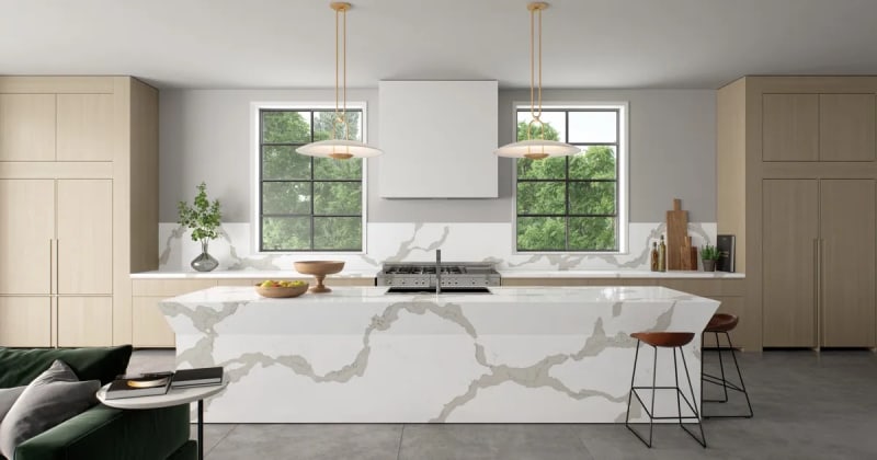 Caesarstone Introduces Dramatic CALACATTA MAXIMUS Luxury Defined