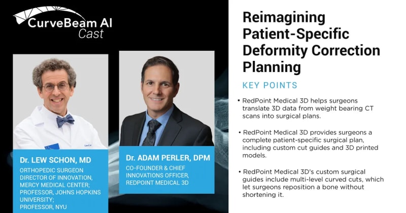 CurveBeam AI Cast – Reimaging Patient-Specific Deformity Correction Planning