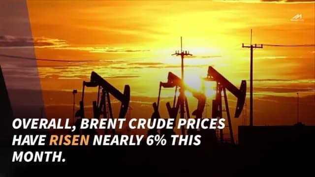 Watch: Oil prices sink but are expected to see overall gains this month