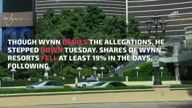 Watch: Wynn Resorts CEO Steve Wynn resigns amid lawsuit from shareholders