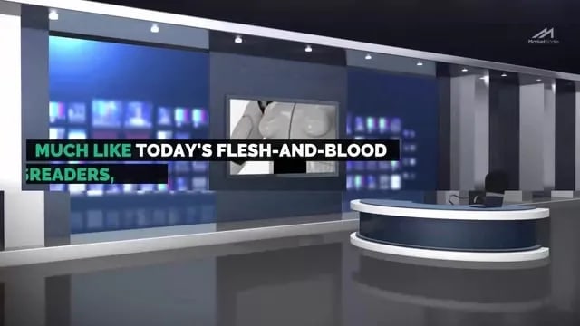 Watch: A Robot Lands A News Anchor Gig