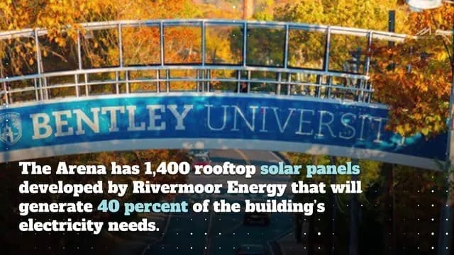 Watch:  Bentley University’s New Stadium Sets Precedent for Sustainability