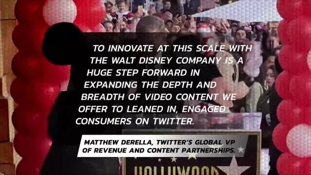 Watch: Disney Is Creating Live Sport and Entertainment Shows For Twitter