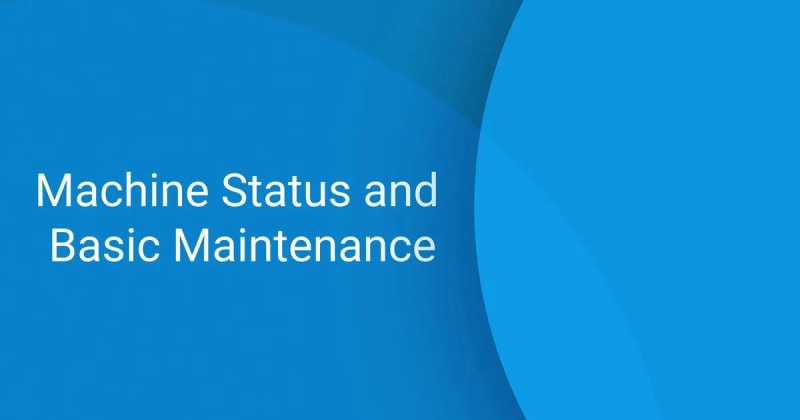 FBD Store Personnel Training: Basics of Maintenance